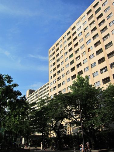 広尾公園の青空。